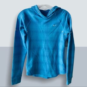 NIKE Running Dry Fit Base Layer Vented Hoodie
